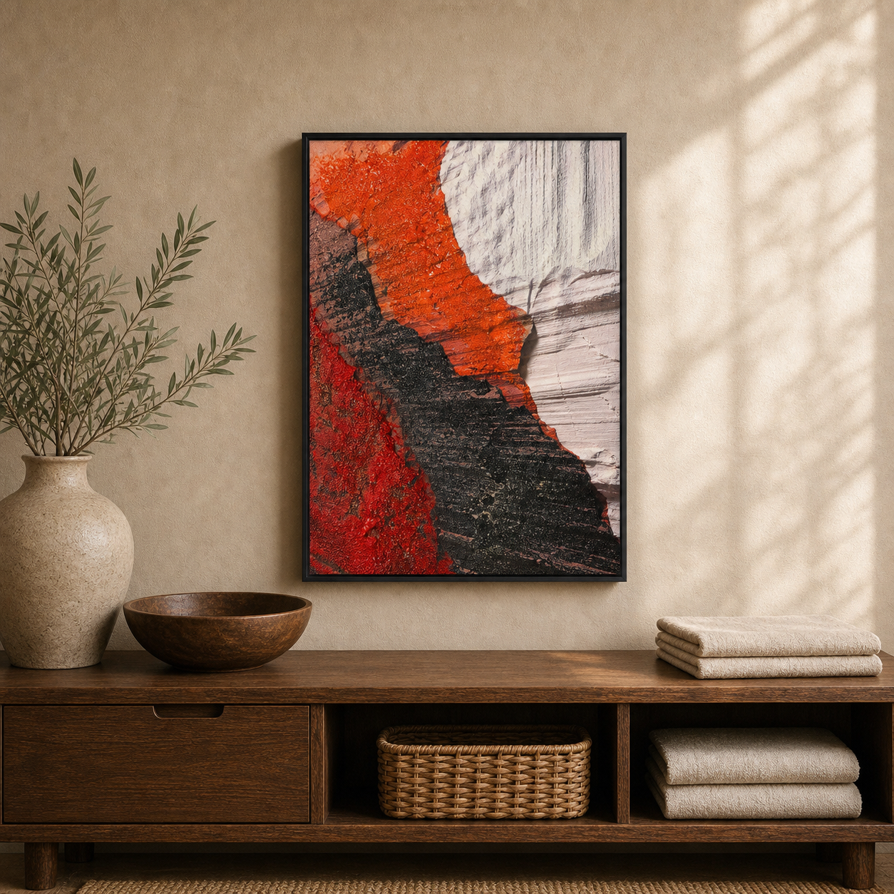 Volcanic Edge Abstract