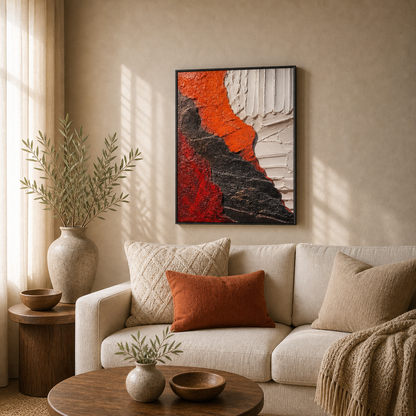 Volcanic Edge Abstract