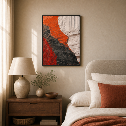 Volcanic Edge Abstract
