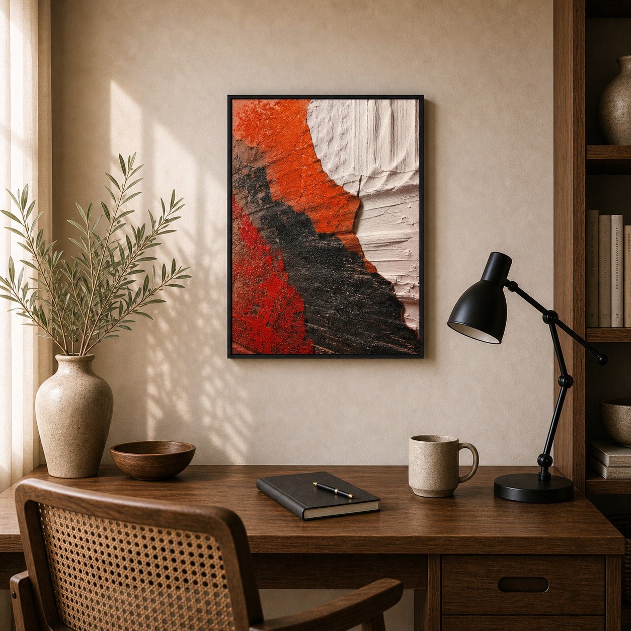 Volcanic Edge Abstract